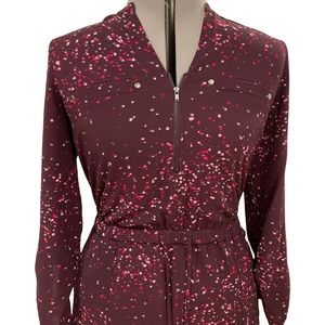 Pretty Pink/Maroon/Reds Fitted Dress